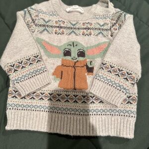GAP Baby Yoda Fair Isle Sweater 18-24